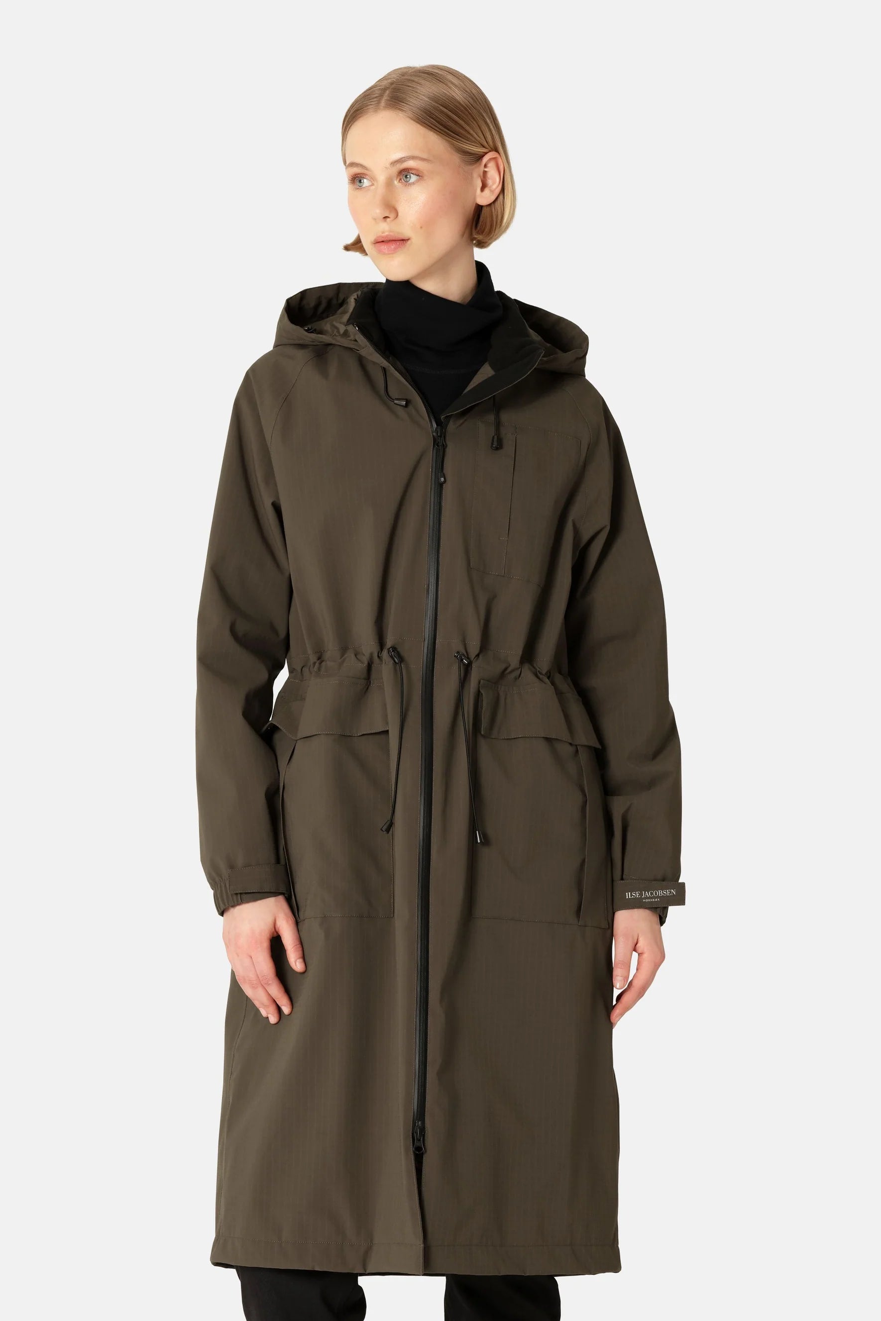 Thermal01 Long Winter Coat in Wren | Ilse Jacobsen Hornbæk – Sarah