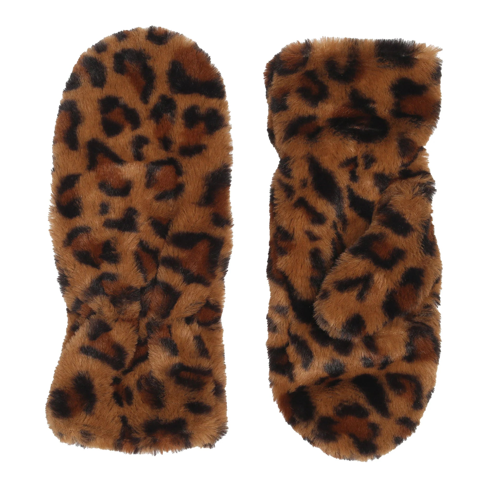 Animal fur mittens discount