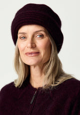 Felted Hat in Beetroot | Merinomink