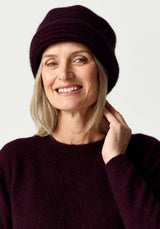 Felted Hat in Beetroot | Merinomink