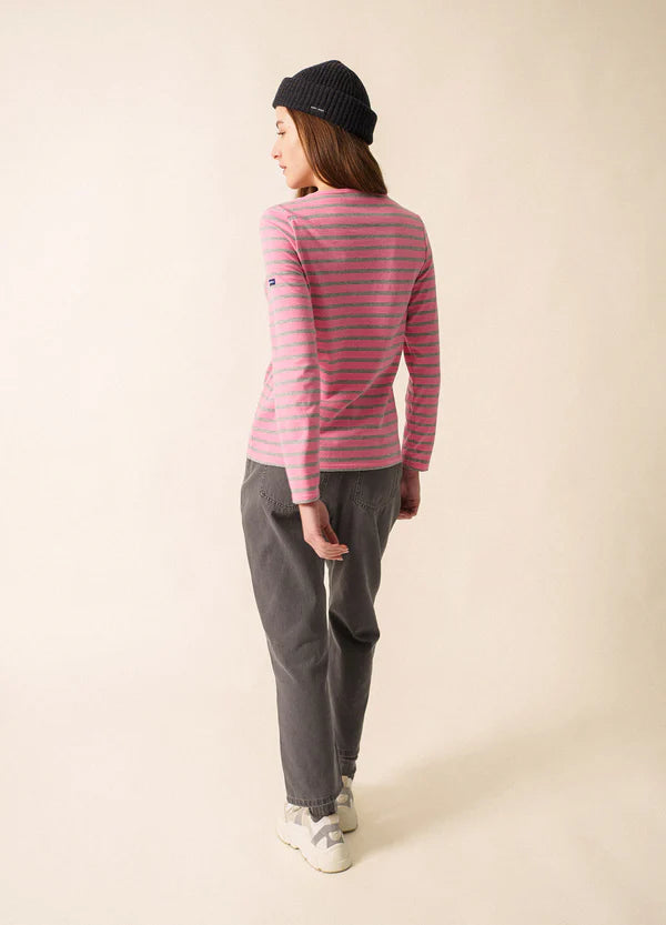 Minquidame Hollywood Pink Striped Top | Saint James