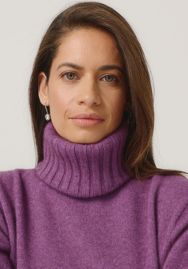 Essential Snood in Lilac | Merinomink