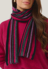 Ziggy Scarf in Jet/Lupin | Merinomink