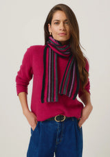 Ziggy Scarf in Jet/Lupin | Merinomink