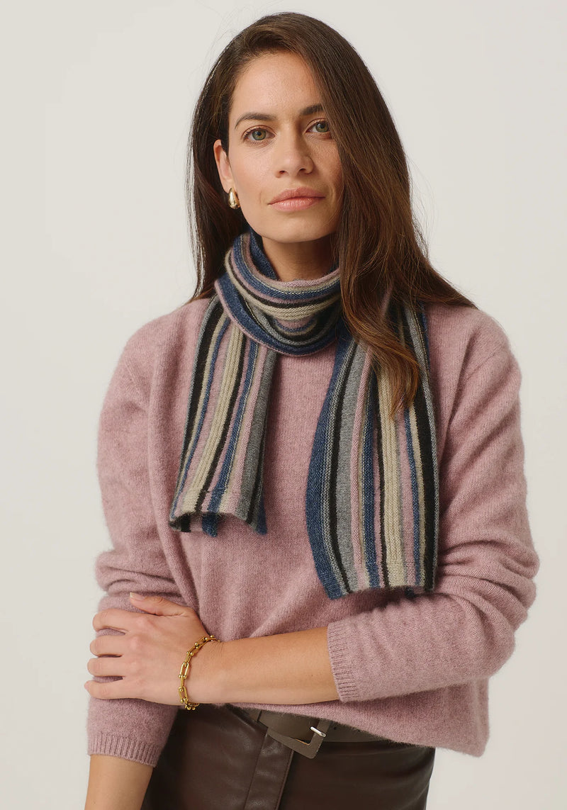 Ziggy Scarf in River/Rose | Merinomink