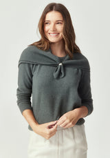 Kapua Cashmere Triangle Scarf in Kanuka | Untouched World