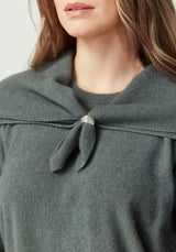 Kapua Cashmere Triangle Scarf in Kanuka | Untouched World