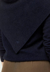 Kapua Cashmere Triangle Scarf in Navy | Untouched World