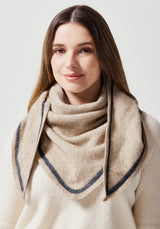 Stripe Kerchief in Latte | Merinomink