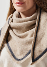 Stripe Kerchief in Latte | Merinomink