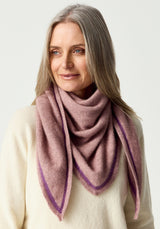 Stripe Kerchief in Rose Dust | Merinomink