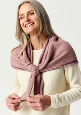 Stripe Kerchief in Rose Dust | Merinomink