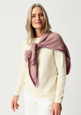 Stripe Kerchief in Rose Dust | Merinomink