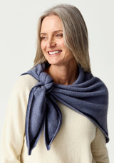 Stripe Kerchief in Waterfall | Merinomink