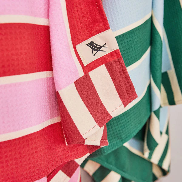 Cherry Bomb Waffle Quick Dry Towels | Dock & Bay