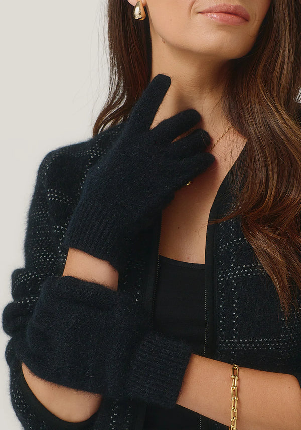 MM Gloves in Jet | Merinomink