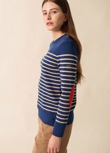 Bregancon R Pop Striped Jumper | Saint James