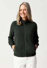Arianne Zip-Up Jacket in Wilderness | Merinomink
