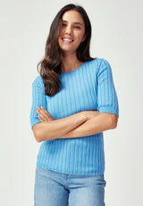 Sylvie Tee in Cornflower | Untouched World