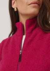 Jaya Zip-Up Jacket in Lupin | Merinomink