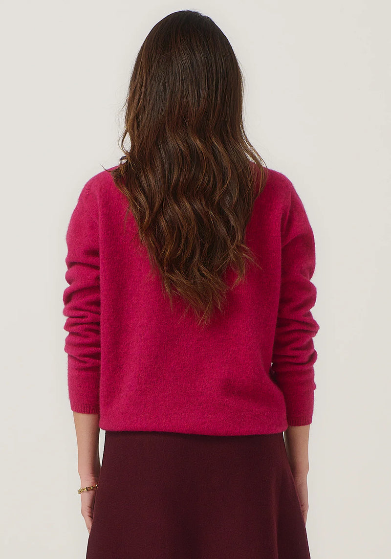 Jaya Zip-Up Jacket in Lupin | Merinomink