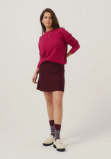 Jaya Zip-Up Jacket in Lupin | Merinomink