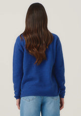 Mia Crew Jumper in Dusty Blue | Merinomink