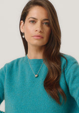 Mia Crew Jumper in Glacier | Merinomink