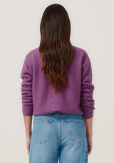 Mia Crew Jumper in Lilac | Merinomink