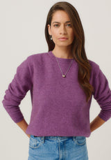 Mia Crew Jumper in Lilac | Merinomink