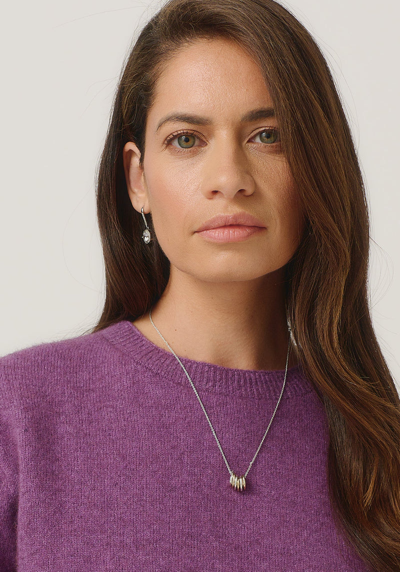 Mia Crew Jumper in Lilac | Merinomink