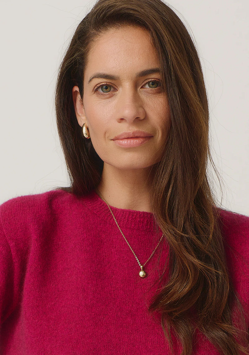 Mia Crew Jumper in Lupin | Merinomink