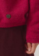 Mia Crew Jumper in Lupin | Merinomink