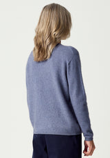 Mia Crew Jumper in Waterfall | Merinomink