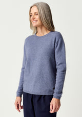 Mia Crew Jumper in Waterfall | Merinomink