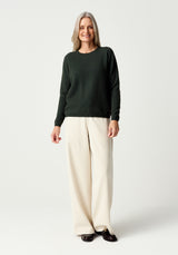 Mia Crew Jumper in Wilderness | Merinomink