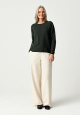 Mia Crew Jumper in Wilderness | Merinomink
