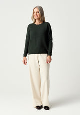 Mia Crew Jumper in Wilderness | Merinomink