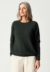 Mia Crew Jumper in Wilderness | Merinomink