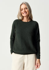 Mia Crew Jumper in Wilderness | Merinomink