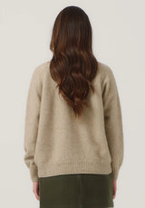 Arianne Zip-Up Jacket in Latte | Merinomink
