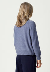 Arianne Zip-Up Jacket in Waterfall | Merinomink