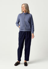 Arianne Zip-Up Jacket in Waterfall | Merinomink