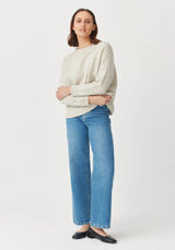 Jonti Crew Sweater in Beech Fleck | Untouched World