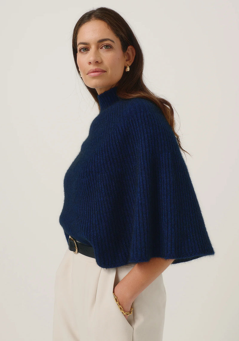 Ena Poncho in Zephyr | Merinomink