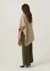 Celine Cape in Latte | Merinomink