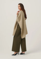 Celine Cape in Latte | Merinomink