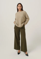 Cleo Sweater in Latte | Merinomink