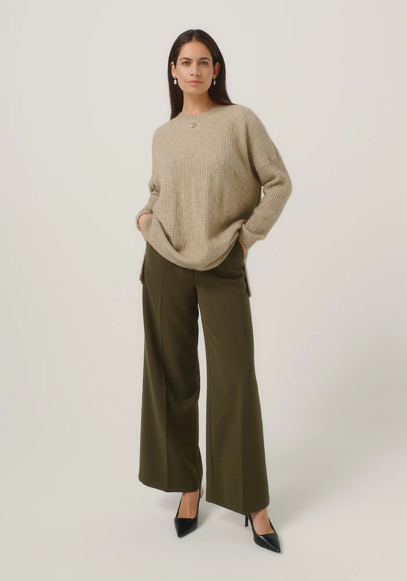 Cleo Sweater in Latte | Merinomink