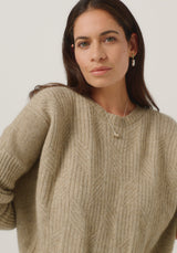 Cleo Sweater in Latte | Merinomink